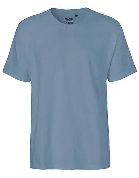 Neutral Neutral® Herren / Unisex T-Shirt von Neutral Bio Baumwolle Stabiler dicker Stoff, Dusty indigo, – Produktbild 1 von 4