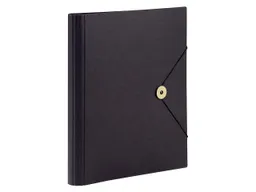 Memo Tagungsmappe 'Natural Carta'  mit Blockklemme schwarz – Produktbild 1 von 1