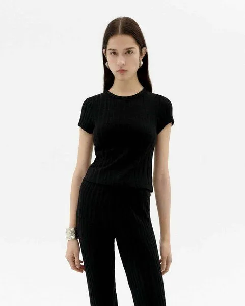 thinking mu thinking mu T-Shirt RUE, Black, – Produktbild 1 von 4