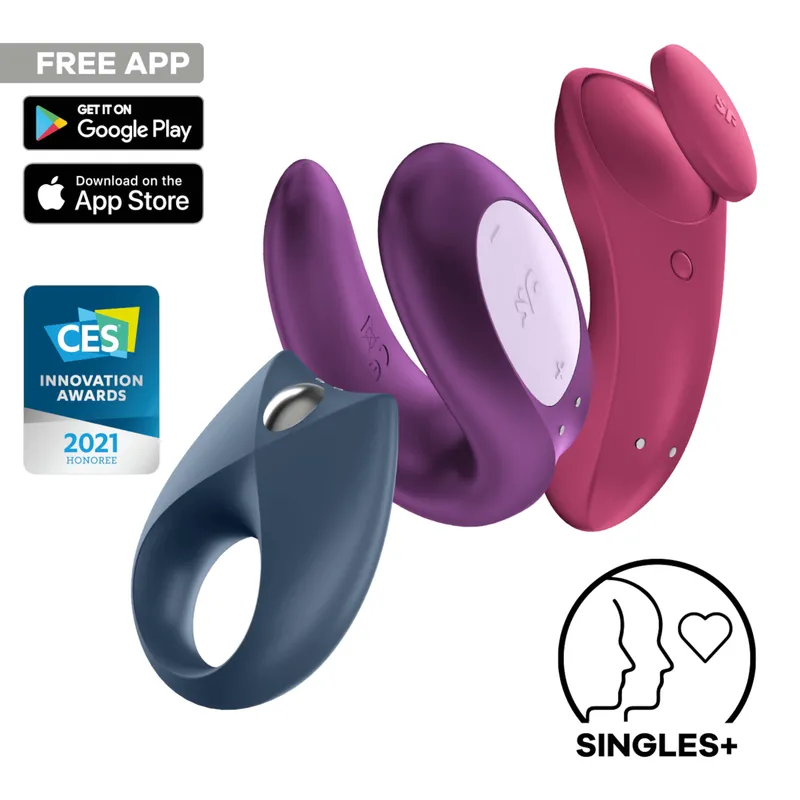 Satisfyer Satisfyer Partnerbox 3, inkl. Apptoys, Blau, – Produktbild 1 von 1