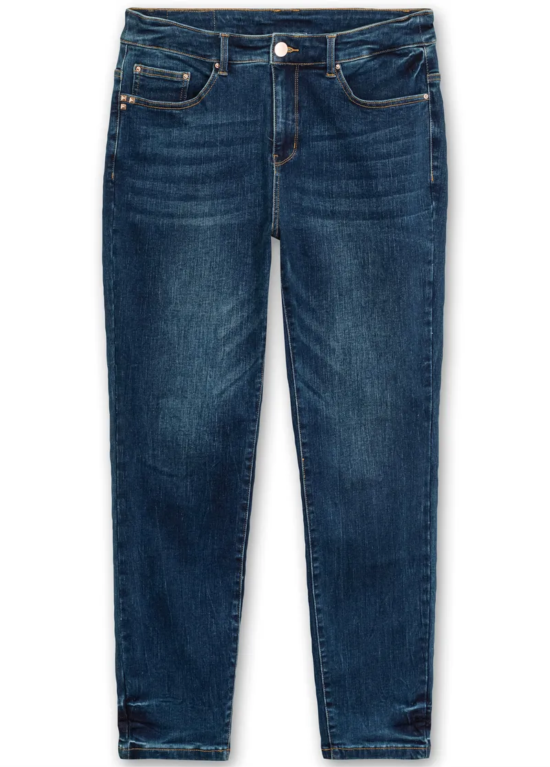 sheego Skinny Jeans dark blue denim, Dark blue denim, – Produktbild 2 von 2