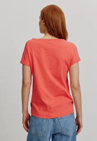 recolution recolution Basic T-Shirt CAYENNE, Mars red, – Produktbild 2 von 4