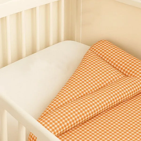 PAPATE PAPATE Steppdecke aus Bio-Baumwolle, Orange, – Produktbild 3 von 3