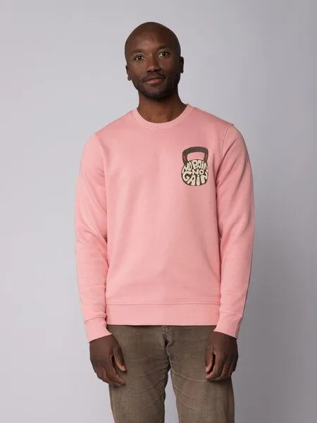watapparel watapparel Sweatshirt Unisex No Pain, no Gain 01, Canyon pink, – Produktbild 2 von 4