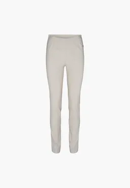 LAURIE LAURIE Damen vegan Hose Vicky Slim Mittellang Grau Sand – Produktbild 1 von 1