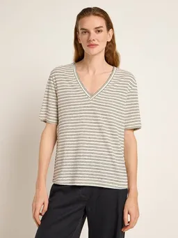 LANIUS LANIUS Streifenshirt (OCS) aus Hanf und Bio-Baumwolle – Produktbild 1 von 1