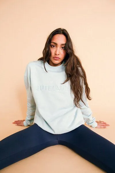 Jutelaune Jutelaune Logo Sweatshirt, Schwarz, – Produktbild 2 von 3