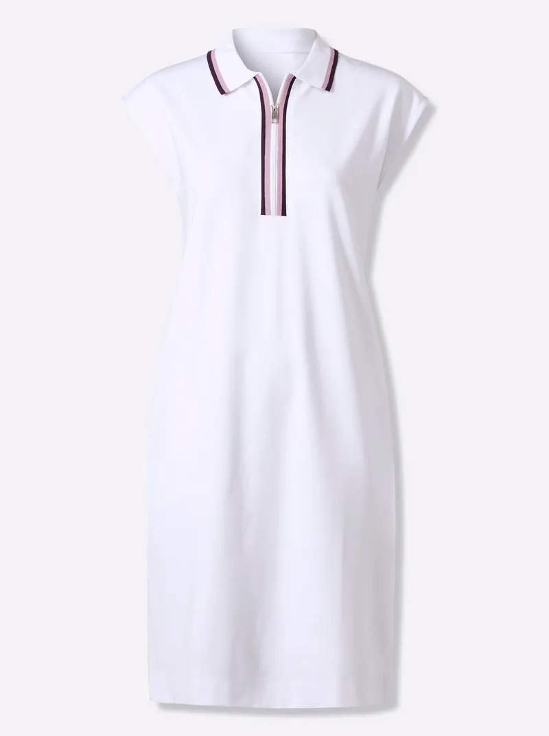 heine Jerseykleid, Weiß, – Produktbild 1 von 2