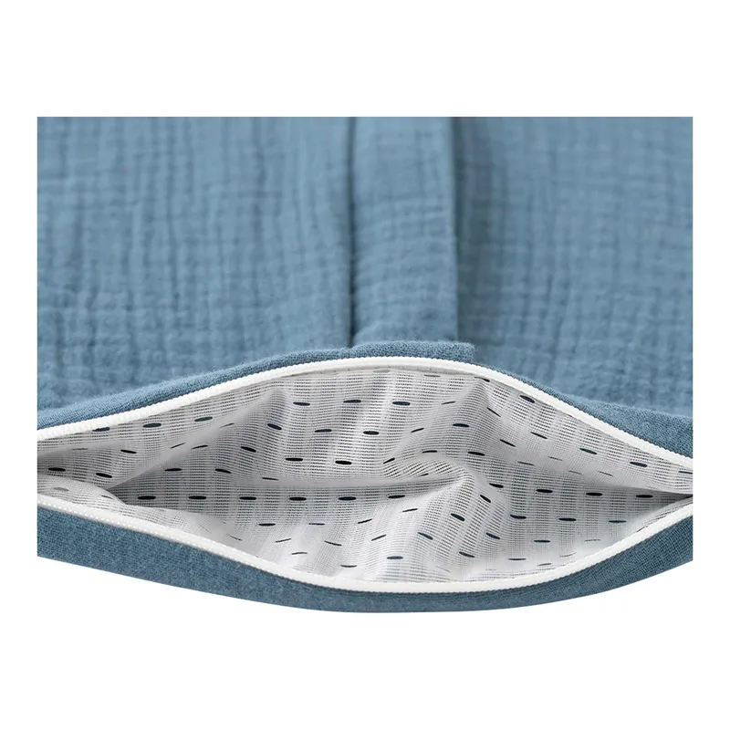 Träumeland Träumeland Sommerschlafsack Liebmich 0.5 TOG Baumwollmusselin, Blau, – Produktbild 2 von 3