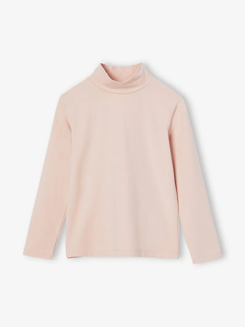 Vertbaudet 3er-Pack Unterziehshirts mit Stehkragen Mädchen BASIC, Rosenholz, – Produktbild 3 von 4
