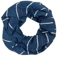 Sabahar Unisex Baumwoll- & Seidenschal - Henoc 45x180 - Blau - Sabahar Äthiopien – Produktbild 1 von 1