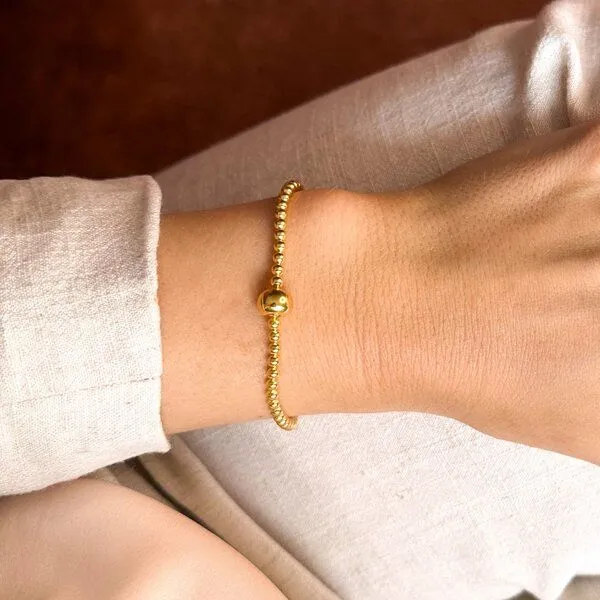MOANINA MOANINA Armband Adda - 925 Silber/18k Gold Vermeil, Silber, – Produktbild 3 von 3