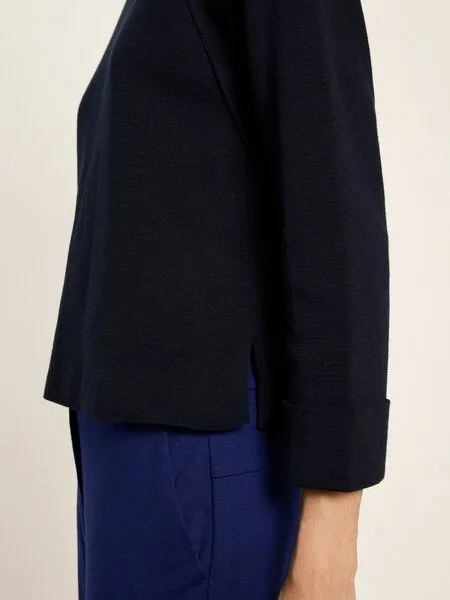 LANIUS LANIUS Pullover in Punto Milano, Midnight, – Produktbild 4 von 4