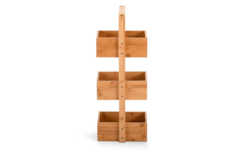 Raburg Standregal Holzregal, Bambus, schmales Design, Kori, Beige, – Produktbild 2 von 3