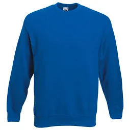 Fruit Of The Loom FRUIT OF THE LOOM® Unisex Sweatshirt Set-In, royalblau, L – Produktbild 1 von 1