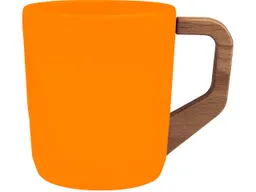 Keramiktasse "Woody" 330 ml, light yellow – Produktbild 1 von 1
