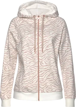 Lascana Lascana Kapuzensweatjacke beige-nougat – Produktbild 1 von 1