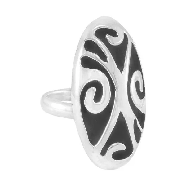 pakilia pakilia Silber Ring Ornament oval Fair-Trade und handmade – Produktbild 6 von 6