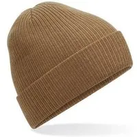 Beechfield Beechfield Damen / Herren Fleece Gerippte Mütze Wintermütze, Braun (biscuit), – Produktbild 1 von 1