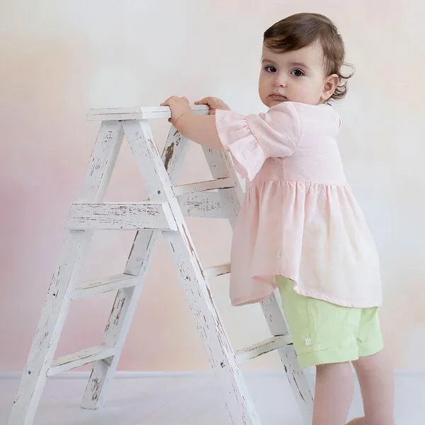 OrganicEra OrganicEra Bio-Hanf-Babybluse, Rosa, – Produktbild 2 von 3