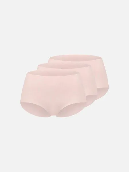erlich textil erlich textil Light Touch High Waist Slip im 3er Pack aus weichem Modal, made in Europe, Magnolie, – Produktbild 7 von 7