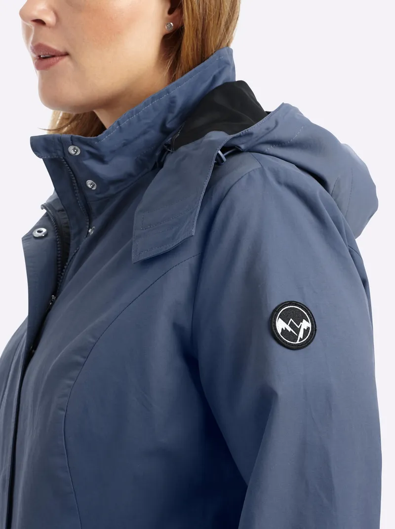 sheego Übergangsjacke, Rauchblau, – Produktbild 2 von 2
