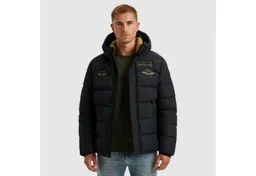 PME Legend PME Legend Steppjacke mit Kapuze und Logo-Badges – Produktbild 1 von 1