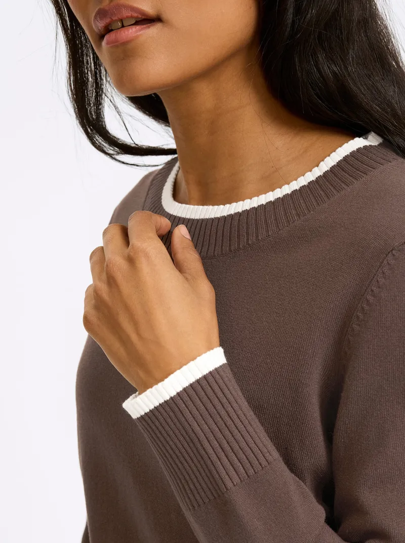 heine Feinstrickpullover schoko, Schoko, – Produktbild 2 von 2