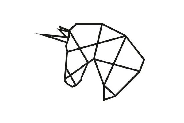 BeWooden BeWooden Wanddekoration aus Holz - Einhorn Silhouette – Produktbild 1 von 2