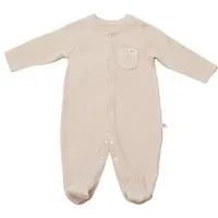 Biorganic Biorganic Waffle Smile Baby Strampler, Beige, – Produktbild 1 von 1