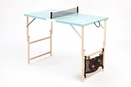 DISH TENNIS DISH TENNIS DAS GLETSCHEREIS türkisfarbene Mobile Mini Tischtennisplatte - MADE IN AUSTRIA – Produktbild 1 von 1