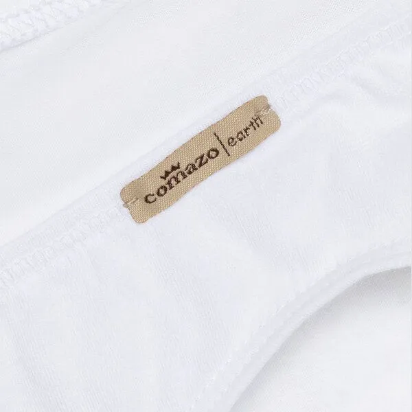 comazo|earth comazo|earth Fairtrade Jazz-Pants, 3er Pack | GOTS zertifiziert, Weiß, – Produktbild 4 von 4