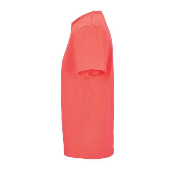 Sol's Sol's Unisex Bio Baumwolle in Umstellung T-Shirt Rundhals 27 verschiedene Farben, Orange (pop), – Produktbild 3 von 3