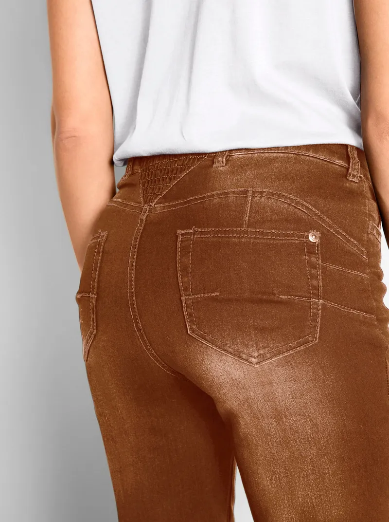 Witt Bootcut-Jeans, Cognac, – Produktbild 3 von 3