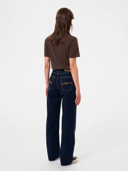 Nudie Jeans Nudie Jeans Wide Leg Jeans Clean Eileen - Indigo Dipped – Produktbild 2 von 3