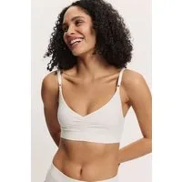 Tranquillo Bralette jersey Nolaa aus Tencel™ - white / XS – Produktbild 1 von 2