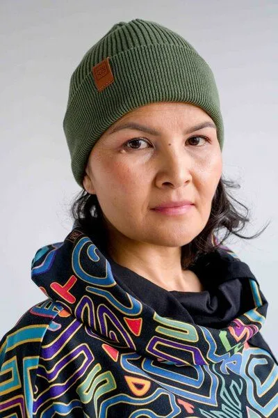 KOKOworld Mütze Peak Knit – Fairtrade Cotton – Klassische Beanie – Warm – Unisex – KOKOworld, Olive (grün), – Produktbild 1 von 4