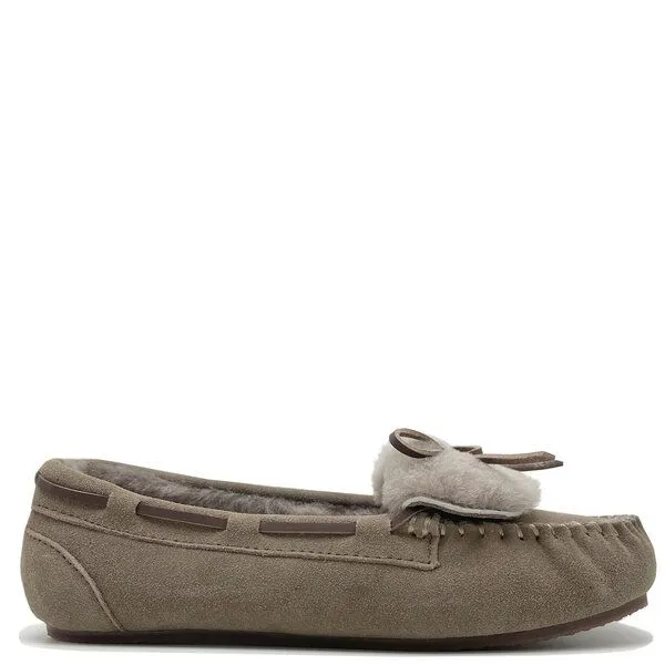thies Mokassin aus Schaffell von thies 1856, Elephant grey (grau), – Produktbild 1 von 4