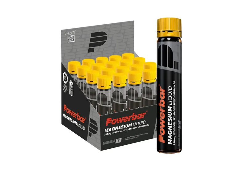 PowerBar PowerBar Magnesium Liquid Black Line 250 mg Magnesium Vitamin B6 20 x 25 ml Shot, 25 er Display à 500 ml, 250 mg hochwertiges Magnesium plus Vitamin B6 – Produktbild 1 von 6