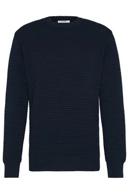 Wunderwerk Wunderwerk Herren Strick Pullover aus Bio Baumwolle "Crewknit crossrib male" – Produktbild 1 von 1