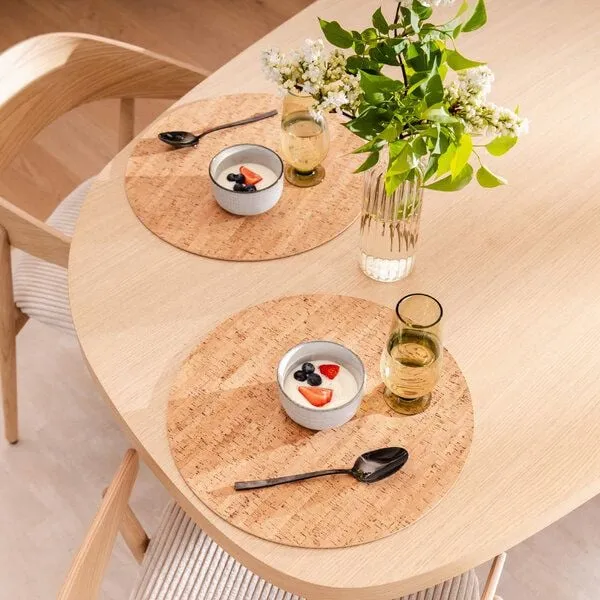 Clarissakork Clarissakork Tischset rund, Natur, – Produktbild 1 von 1