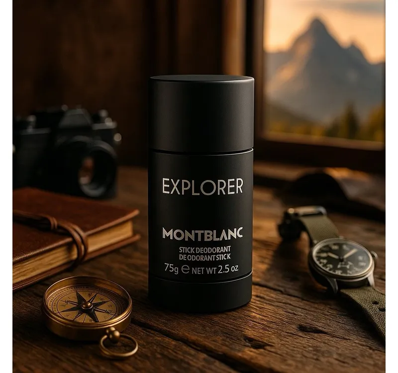 Montblanc Montblanc Deo-Stift Explorer Deodorant Stick 75 g – alkoholfrei, vegan, ohne Parabene, – Duft nach Explorer Eau de Parfum – langanhaltende Frische –, hautverträglicher Deo-Stick für Männer – kompakt & pflegend – Produktbild 2 von 2