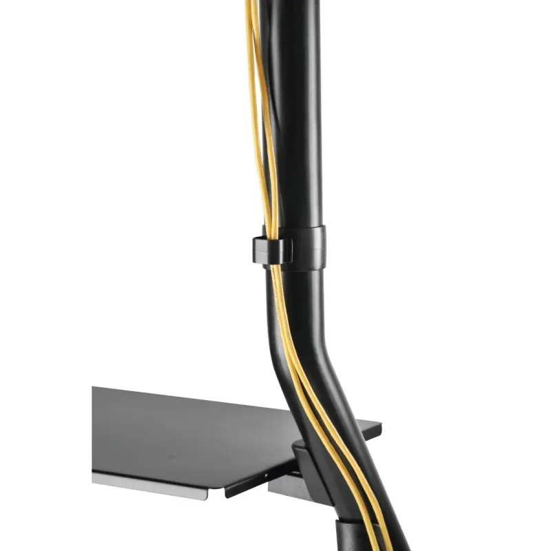 Hama Hama TV-Ständer mit Rollen "Trolley", bis 100 Zoll, höhenverstellbar, Schwarz, – Produktbild 4 von 5