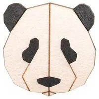 BeWooden BeWooden Brosche aus Holz - Panda | Mode Schmuck – Produktbild 1 von 1