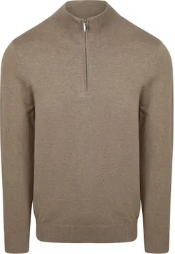 Profuomo Profuomo Half Zip Pullover Luxury Beige - Größe M – Produktbild 1 von 1