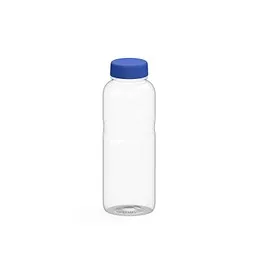 elasto elasto Trinkflasche Carve Refresh, 700 ml, RENEW, transparent/standard-blau PP, Blau / transparent, – Produktbild 1 von 1