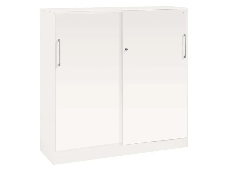 Schiebetürenschrank "Pureness", Höhe 131 cm (BxT) 120 x 43,5, Weiß, – Produktbild 1 von 1