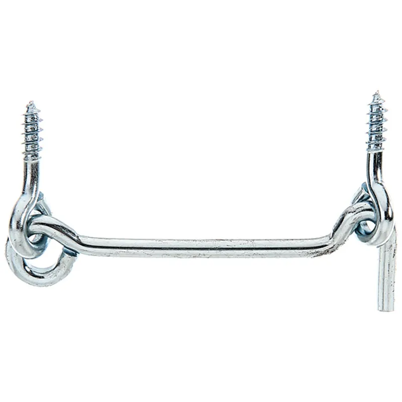 Alberts ALBERTS Sturmhaken, mit Öse, blau verzinkt, z.Einschrauben, Länge 76 mm, Haken Ø4 mm – Produktbild 1 von 1