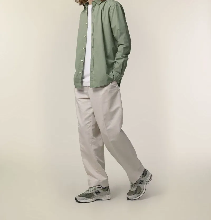 UNIPOLAR UNIPOLAR Basic Hemd Styling, Soft khaki, – Produktbild 1 von 1