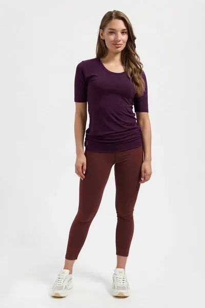 Urban Goddess Urban Goddess Dry Fit Yoga Shirt Kami, Bloom (lila), – Produktbild 4 von 4